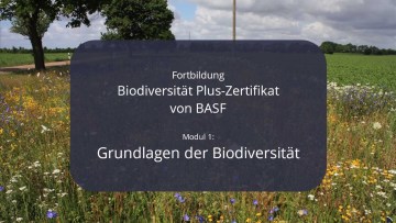 E-Learning: Biodiversitätszertifikat von BASF